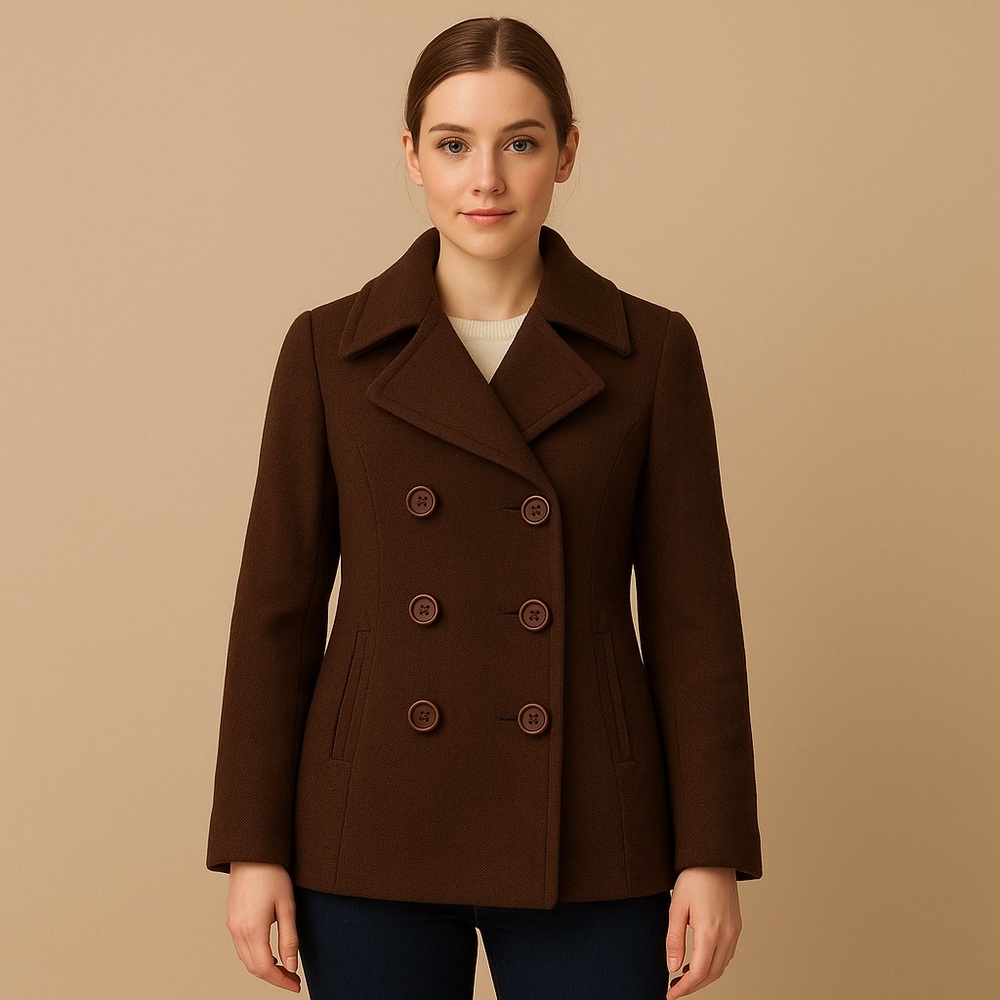 Trina Turk Double-Breasted Winter Jacket Size 2